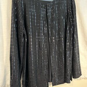 Anne Klein Black Knit Cardigan